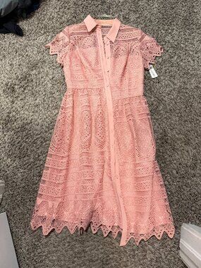 red lace prom dress with slit Sweetheart Neck High Slit Red Lace Long Prom Dresses, Red Lace Formal – Lwt  Dress main image 1